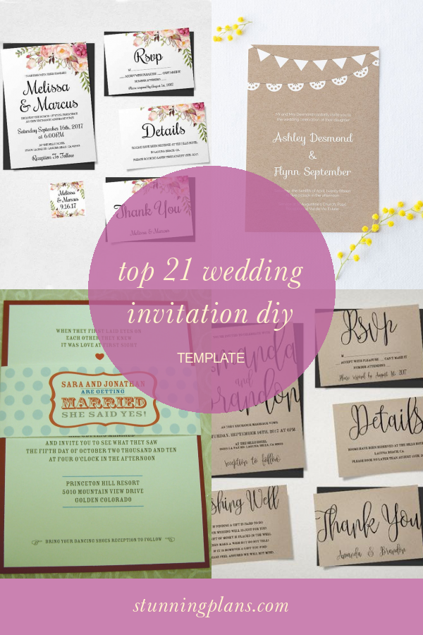 top-21-wedding-invitation-diy-template-home-family-style-and-art-ideas